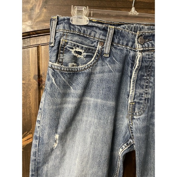 Vintage Hollister Jeans Mens 32x30 Denim Boomer Low Rise Slim Noot Cut Y2K - Picture 3 of 13